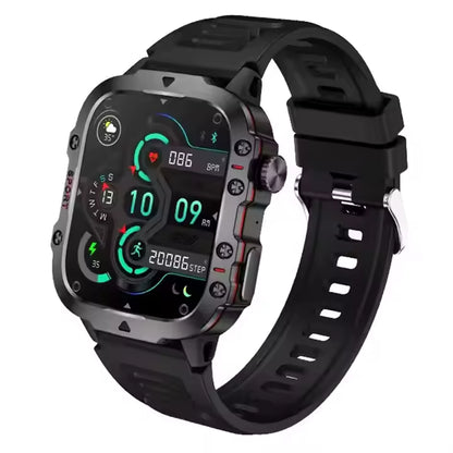 Novo original robusto militar masculino relógio inteligente bluetooth chamada relógio de fitness 3atm ip68 à prova dip68 água esportes smartwatch para xiaomi