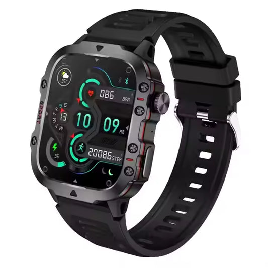 Novo original robusto militar masculino relógio inteligente bluetooth chamada relógio de fitness 3atm ip68 à prova dip68 água esportes smartwatch para xiaomi